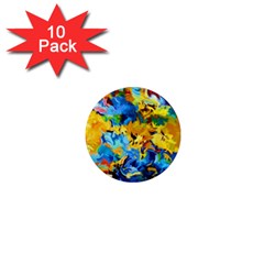 Abstract Art 1  Mini Magnet (10 Pack)  by gasi