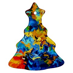 Abstract Art Ornament (christmas Tree) 