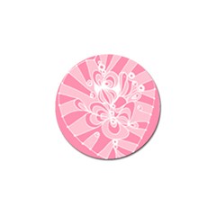 Pink Zendoodle Golf Ball Marker (10 Pack)