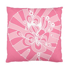 Pink Zendoodle Standard Cushion Case (one Side) by Mazipoodles