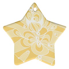 Amber Zendoodle Ornament (star)