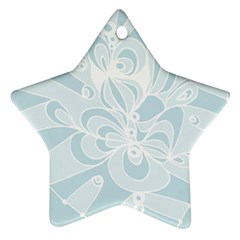 Blue 2 Zendoodle Ornament (star)