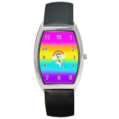 Unicorn Einhorn Licorne Barrel Style Metal Watch by gasi