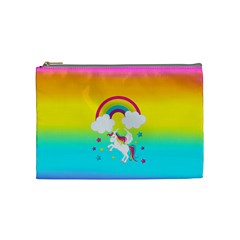 Unicorn Einhorn Licorne Cosmetic Bag (medium) by gasi