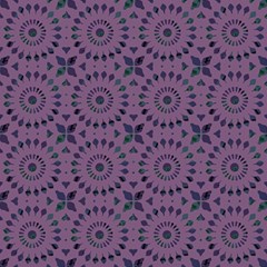 Kaleidoscope Scottish Violet Play Mat (rectangle) by Mazipoodles