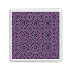 Kaleidoscope Scottish Violet Memory Card Reader (square) by Mazipoodles