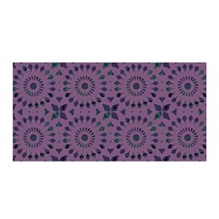 Kaleidoscope Scottish Violet Satin Wrap 35  X 70  by Mazipoodles