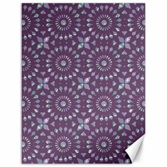 Kaleidoscope Plum Canvas 12  X 16  by Mazipoodles