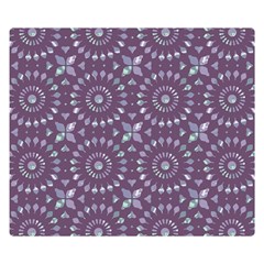 Kaleidoscope Plum Flano Blanket (small) by Mazipoodles