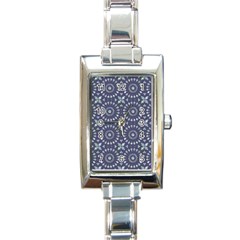 Kaleidoscope Deep Purple Rectangle Italian Charm Watch