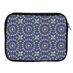 Kaleidoscope Deep Purple Apple Ipad 2/3/4 Zipper Cases by Mazipoodles