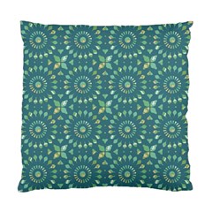 Kaleidoscope Hunter Green Standard Cushion Case (two Sides) by Mazipoodles