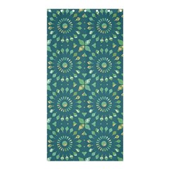 Kaleidoscope Hunter Green Shower Curtain 36  X 72  (stall)  by Mazipoodles