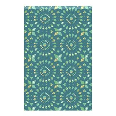 Kaleidoscope Hunter Green Shower Curtain 48  X 72  (small)  by Mazipoodles