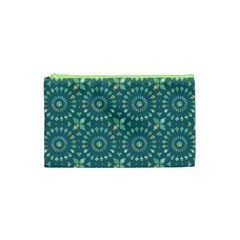 Kaleidoscope Hunter Green Cosmetic Bag (xs) by Mazipoodles