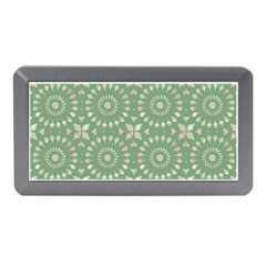 Kaleidoscope Peaceful Green Memory Card Reader (mini) by Mazipoodles