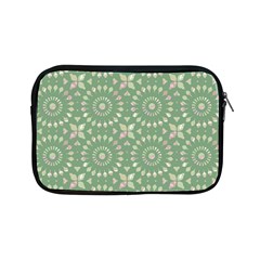 Kaleidoscope Peaceful Green Apple Ipad Mini Zipper Cases by Mazipoodles