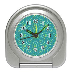 Kaleidoscope Jericho Jade Travel Alarm Clock by Mazipoodles