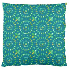 Kaleidoscope Jericho Jade Standard Flano Cushion Case (one Side) by Mazipoodles