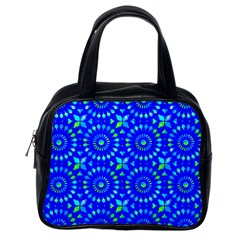 Kaleidoscope Royal Blue Classic Handbag (one Side) by Mazipoodles