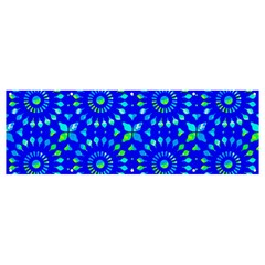 Kaleidoscope Royal Blue Banner And Sign 12  X 4  by Mazipoodles