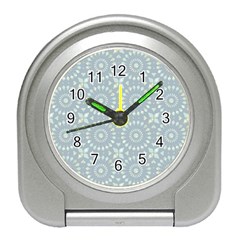 Kaleidoscope Duck Egg Travel Alarm Clock by Mazipoodles