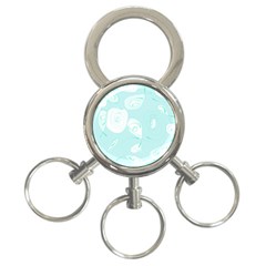 Fish 121 3-ring Key Chain by Mazipoodles