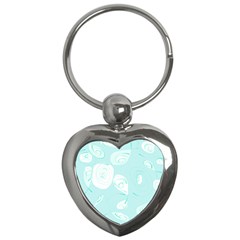 Fish 121 Key Chain (heart) by Mazipoodles