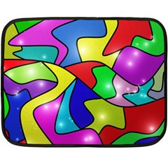 Colorful abstract art Fleece Blanket (Mini)