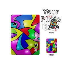 Colorful abstract art Playing Cards 54 Designs (Mini)