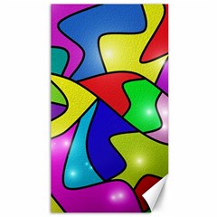 Colorful Abstract Art Canvas 40  X 72  by gasi