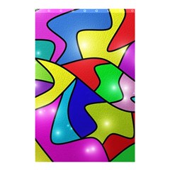 Colorful Abstract Art Shower Curtain 48  X 72  (small) 