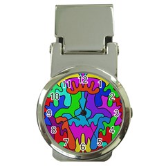 Unique Colorful Design Money Clip Watches by gasi