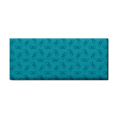 Butterfly Art Pattern Design Background Frame Hand Towel by Uceng