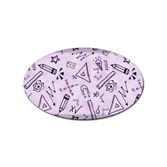 Science Research Curious Search Inspect Scientific Sticker Oval (100 Pack) by Uceng