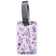Science Research Curious Search Inspect Scientific Luggage Tag (one Side) by Uceng