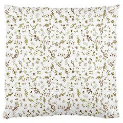 Background Ornamental Pattern Graphic Seamless Large Flano Cushion Case (one Side) by Uceng