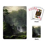 Waterfall River Fantasy Dream Planet Matte Playing Cards Single Design (Rectangle) Back