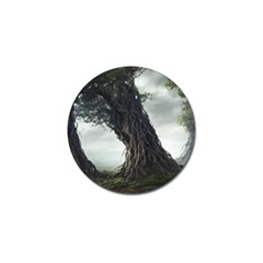 Trees Forest Woods Drawing Fantasy Dream Golf Ball Marker (10 Pack) by Uceng