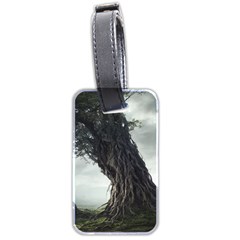 Trees Forest Woods Drawing Fantasy Dream Luggage Tag (two Sides) by Uceng