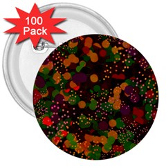 Background Graphic Beautiful Wallpaper 3  Buttons (100 Pack)  by Uceng