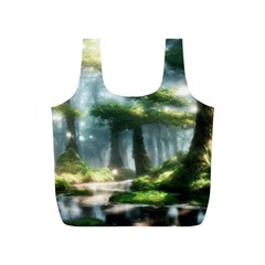 Forest Wood Nature Lake Swamp Water Trees Full Print Recycle Bag (s) by Uceng