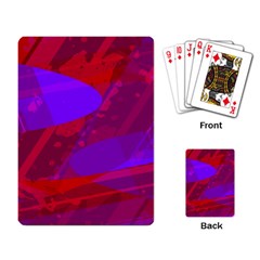 Background Pattern Purple Texture Design Wallpaper Playing Cards Single Design (rectangle) by Uceng