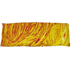 Red Yellow Abstract Wallpapers Abstracts Liquids Body Pillow Case (dakimakura) by Uceng