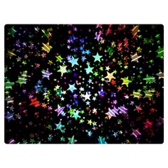 Christmas Star Gloss Lights Light Double Sided Flano Blanket (extra Small) by Uceng