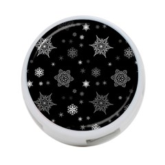 Christmas Snowflake Seamless Pattern With Tiled Falling Snow 4-port Usb Hub (two Sides) by Uceng