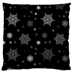 Christmas Snowflake Seamless Pattern With Tiled Falling Snow Standard Flano Cushion Case (one Side)