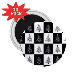 Christmas Tree Xmas Tree 2 25  Magnets (10 Pack)  by Uceng