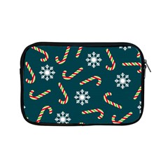 Christmas Seamless Pattern With Candies Snowflakes Apple Ipad Mini Zipper Cases by Uceng