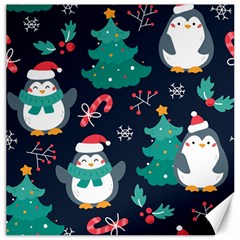 Colorful Funny Christmas Pattern Canvas 12  x 12 